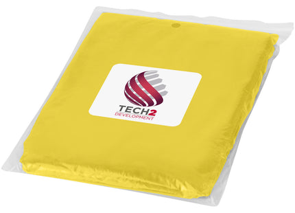 Poncho impermeabile monouso Ziva con custodia