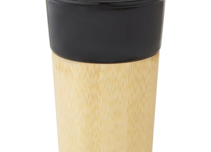Tazza in porcellana da 320 ml con parete esterna in bambù Pereira