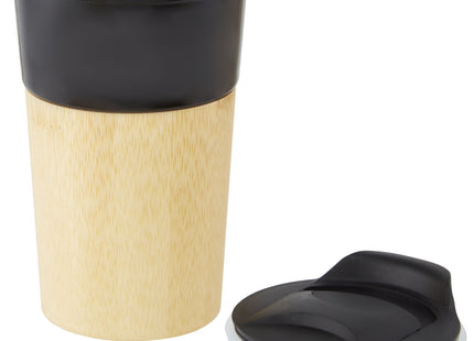 Tazza in porcellana da 320 ml con parete esterna in bambù Pereira
