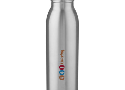 Borraccia sportiva Harper da 700 ml in acciaio inossidabile con anello in metallo