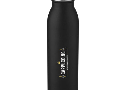 Borraccia sportiva Harper da 700 ml in acciaio inossidabile con anello in metallo