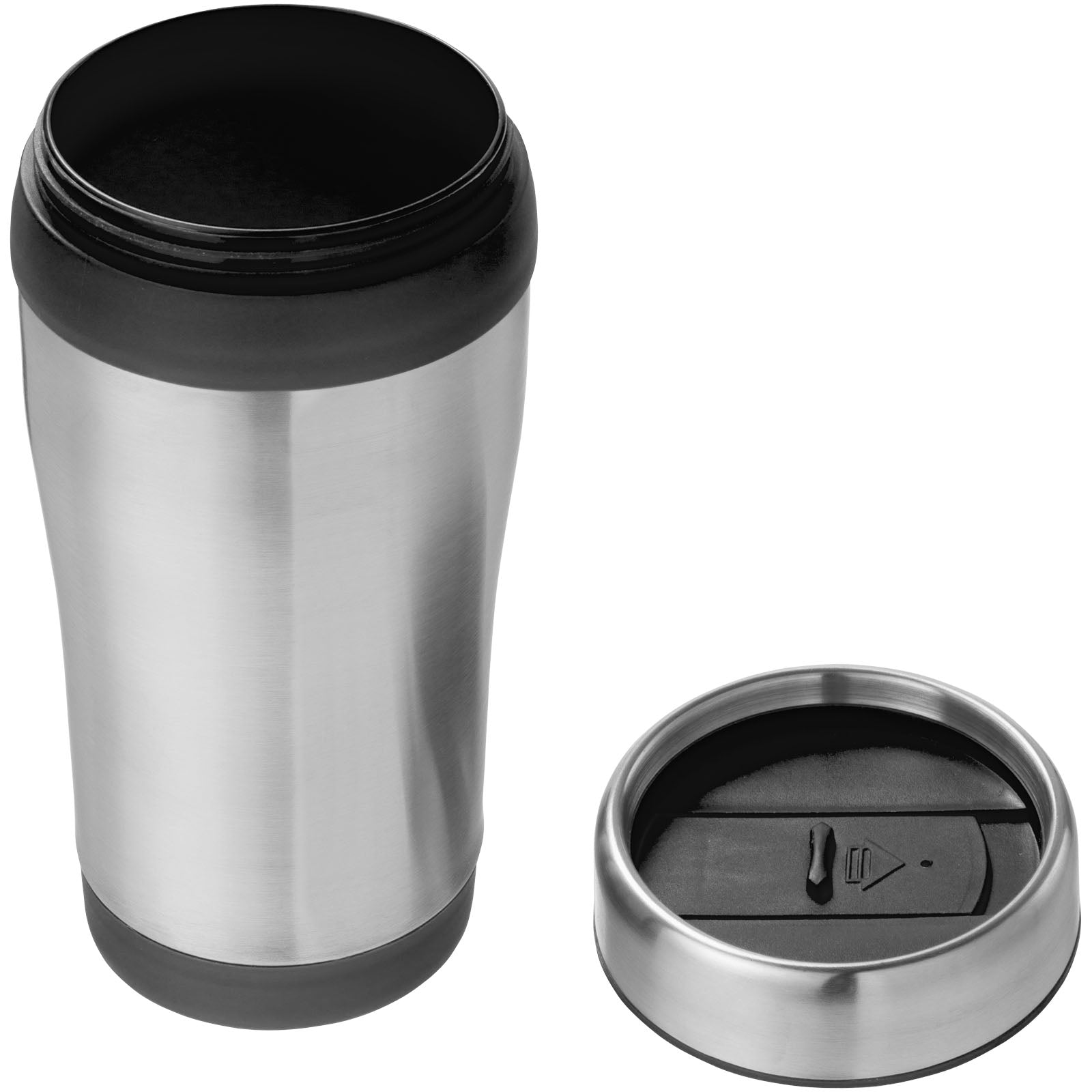 Bicchiere termico in acciaio inossidabile riciclato certificato RCS da 410 ml Elwood 