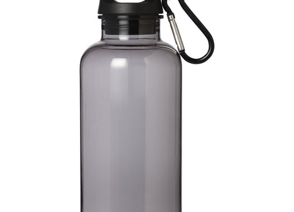 Borraccia in plastica riciclata certificata RCS da 400 ml con moschettone Oregon