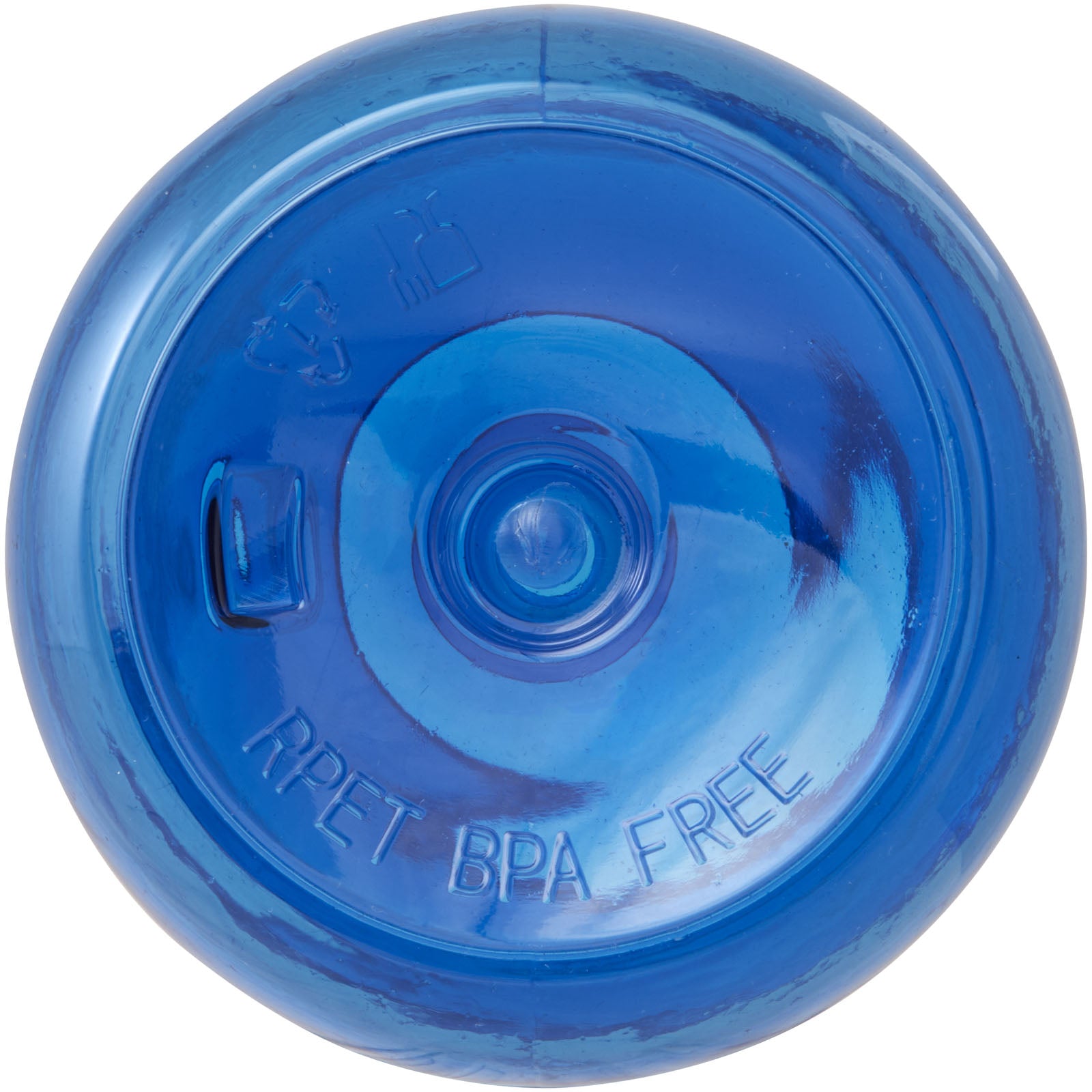 Borraccia in plastica riciclata da 1000 ml Ziggs - Blu