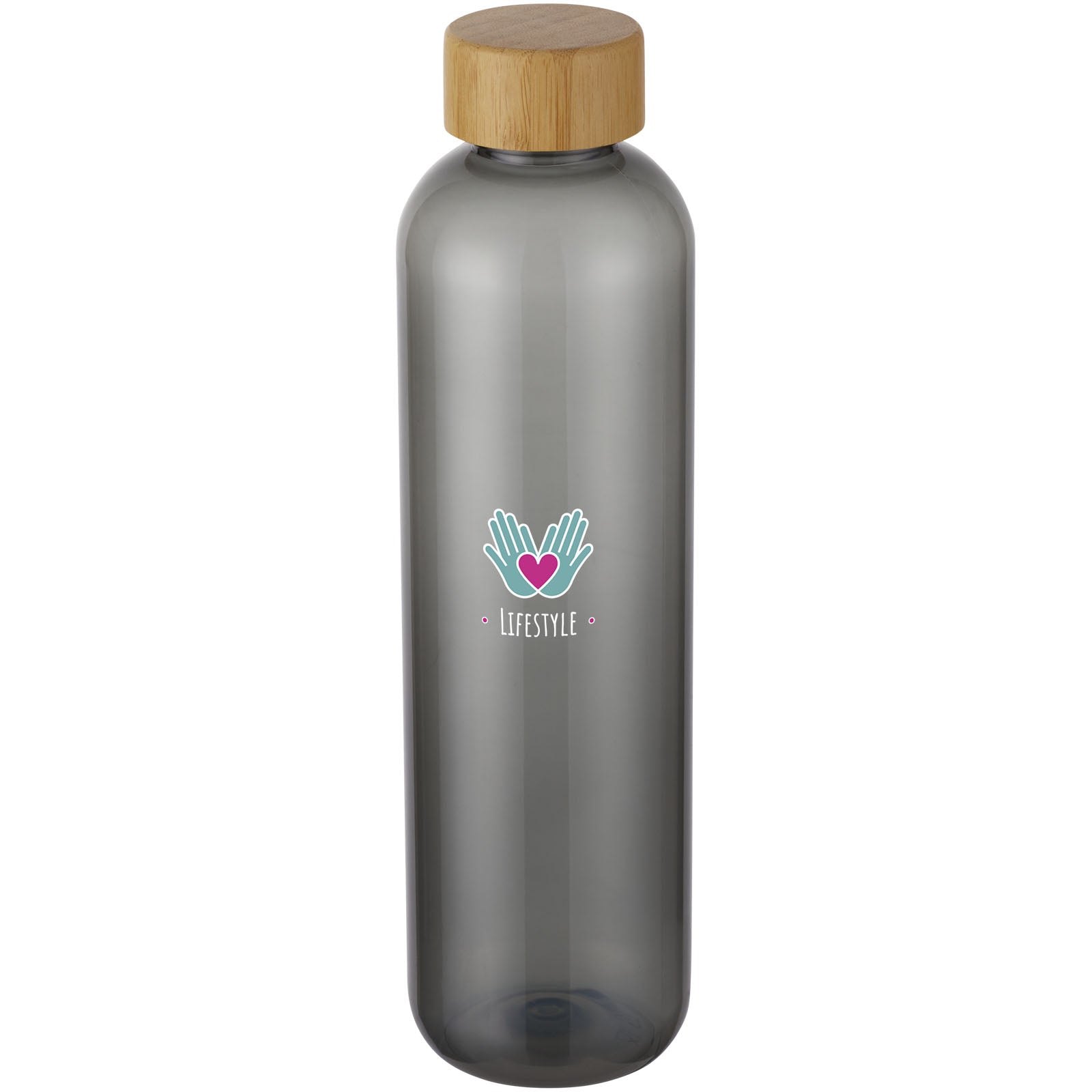 Borraccia in plastica riciclata da 1000 ml Ziggs - Carbone