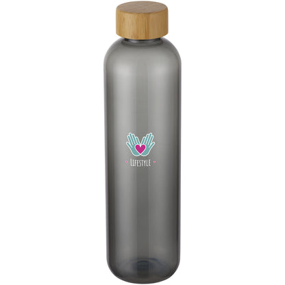 Borraccia in plastica riciclata da 1000 ml Ziggs - Carbone
