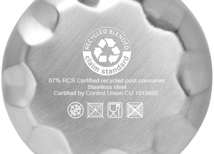 Borraccia termica in acciaio inossidabile riciclato certificato RCS con isolamento sottovuoto in rame da 500 ml Cove 