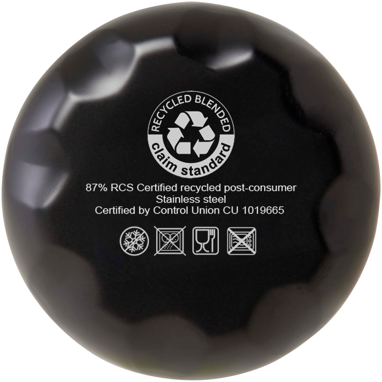 Borraccia termica in acciaio inossidabile riciclato certificato RCS con isolamento sottovuoto in rame da 500 ml Cove 