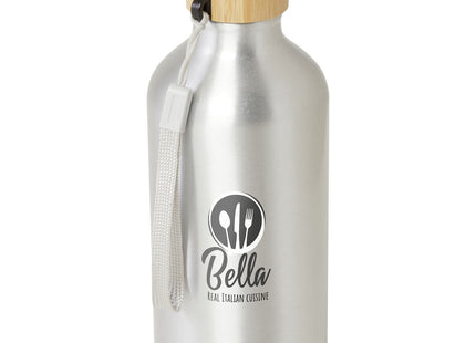 Borraccia in alluminio riciclato certificato RCS da 500 ml Malpeza