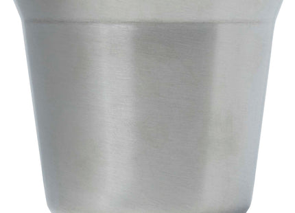  Set di tazze per caffè espresso in acciaio inossidabile certificato RCS da 80 ml Duo 