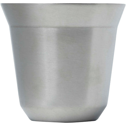  Set di tazze per caffè espresso in acciaio inossidabile certificato RCS da 80 ml Duo 