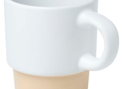 Tazza per caffè espresso impilabile con fondo in argilla da 130 ml Olympia
