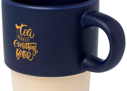 Tazza per caffè espresso impilabile con fondo in argilla da 130 ml Olympia