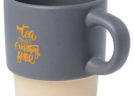 Tazza per caffè espresso impilabile con fondo in argilla da 130 ml Olympia