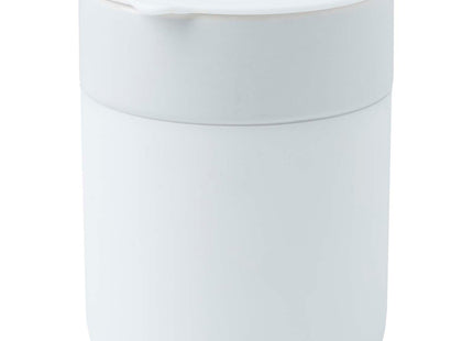 Bicchiere in ceramica con involucro in silicone e coperchio in plastica da 330 ml Java