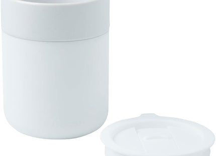 Bicchiere in ceramica con involucro in silicone e coperchio in plastica da 330 ml Java