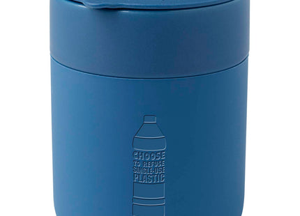 Bicchiere in ceramica con involucro in silicone e coperchio in plastica da 330 ml Java
