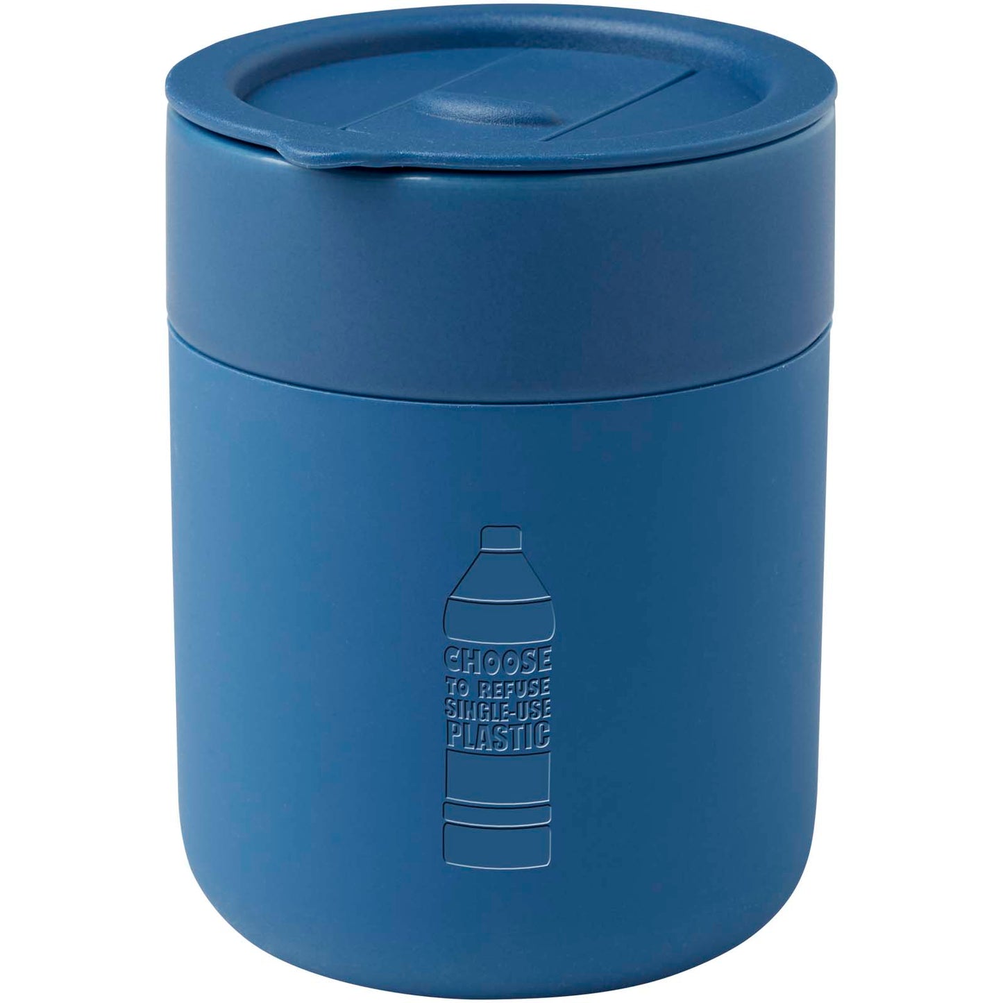 Bicchiere in ceramica con involucro in silicone e coperchio in plastica da 330 ml Java