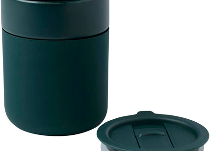 Bicchiere in ceramica con involucro in silicone e coperchio in plastica da 330 ml Java