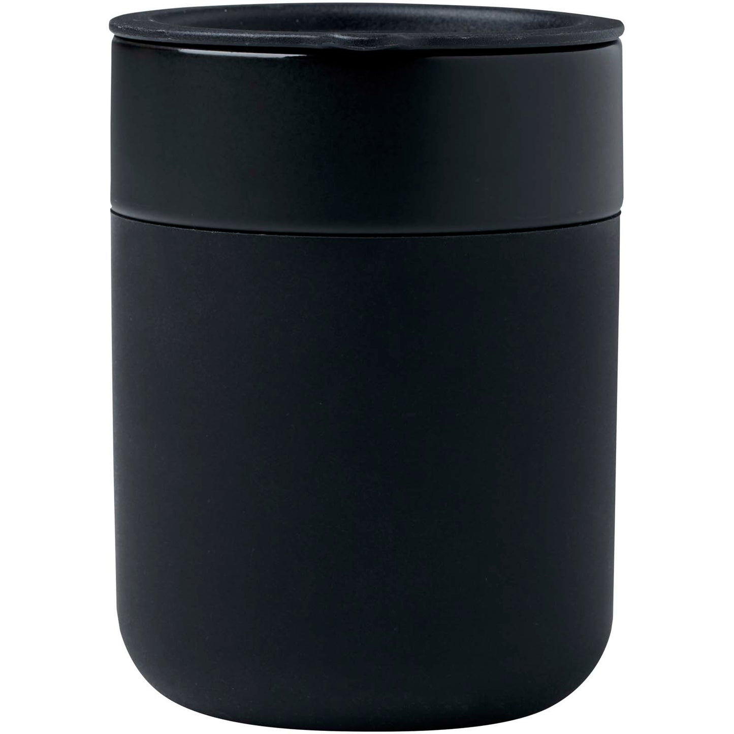 Bicchiere in ceramica con involucro in silicone e coperchio in plastica da 330 ml Java