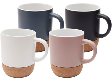 Tazza in ceramica con dettagli in sughero e finitura opaca da 300 ml Billie