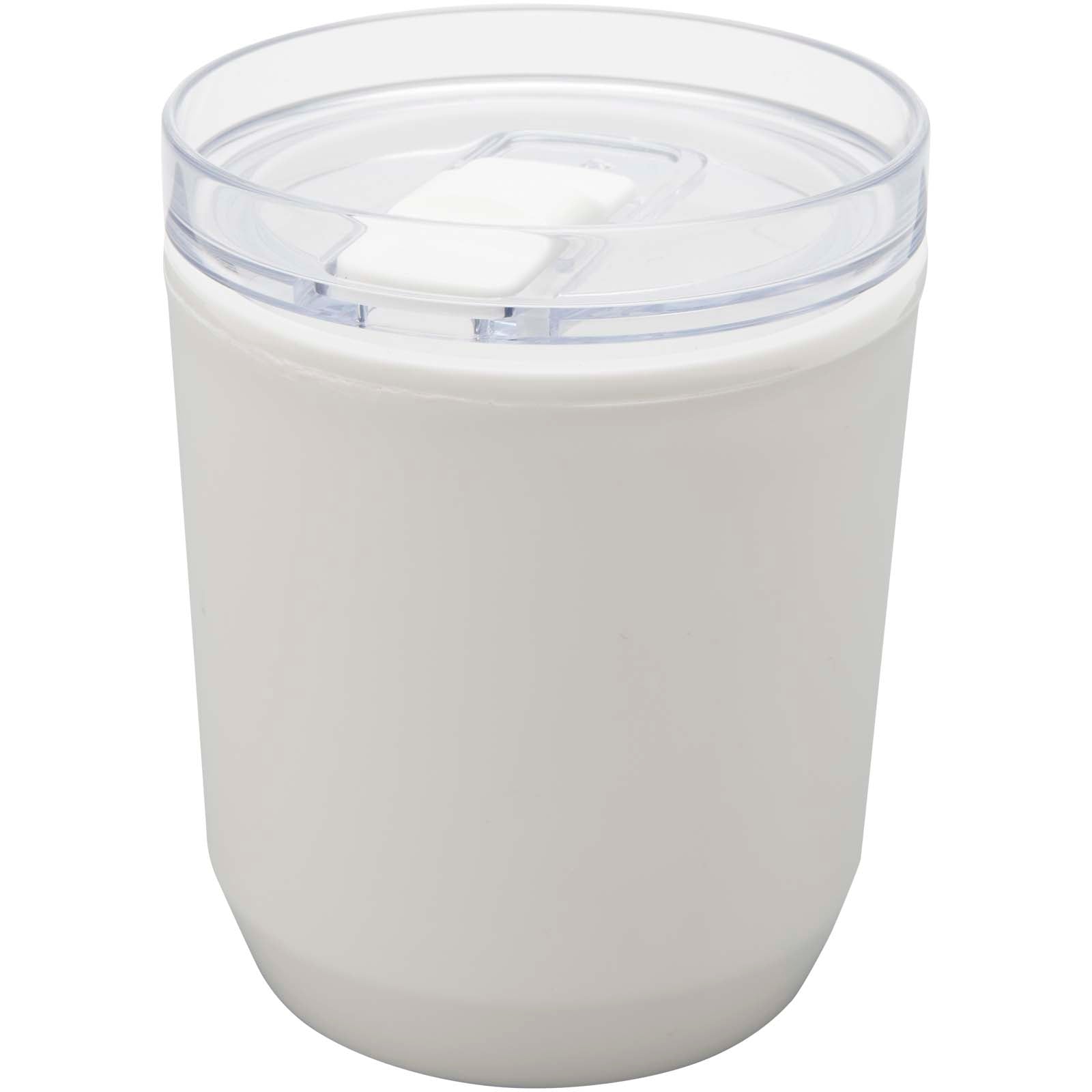Bicchiere a doppia parete in plastica riciclata da 180 ml Hudson
