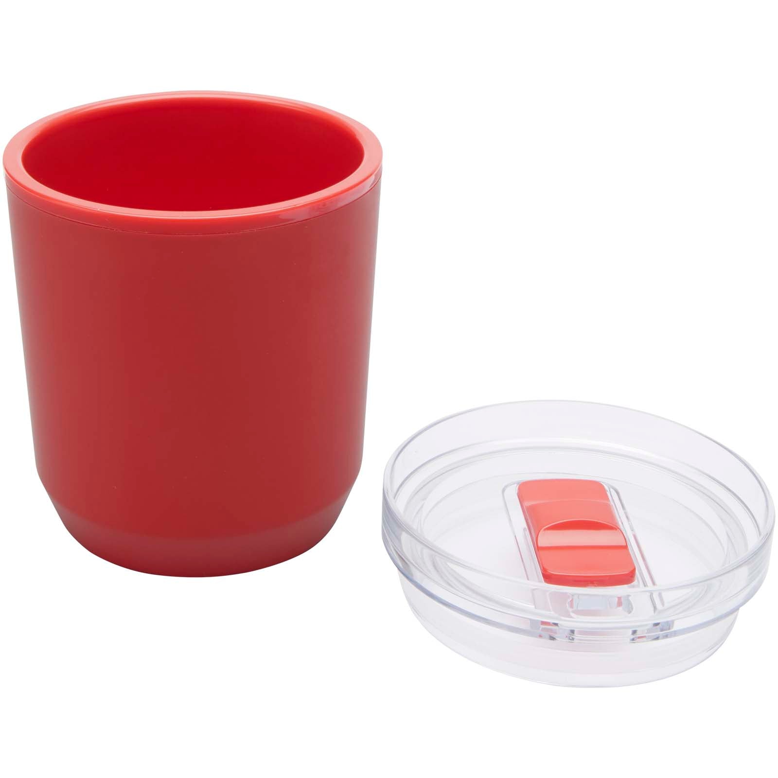 Bicchiere a doppia parete in plastica riciclata da 180 ml Hudson