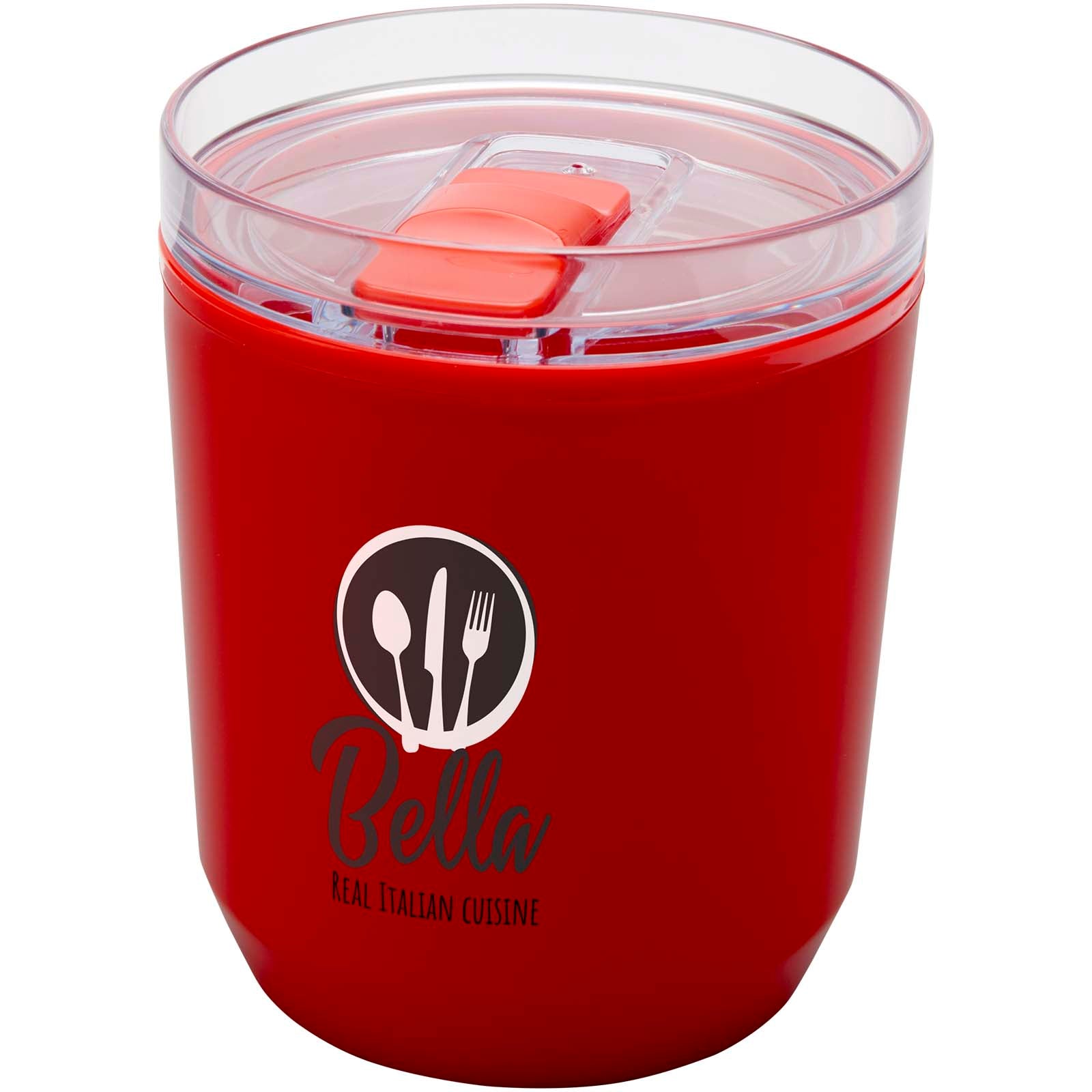 Bicchiere a doppia parete in plastica riciclata da 180 ml Hudson