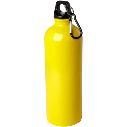 Borraccia da 750 ml in acciaio inossidabile certificato RCS a parete singola con moschettone Oregon - Giallo
