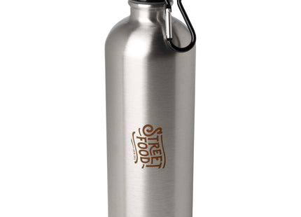 Borraccia da 750 ml in acciaio inossidabile certificato RCS a parete singola con moschettone Oregon