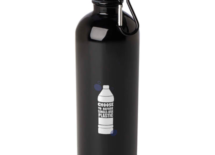 Borraccia da 750 ml in acciaio inossidabile certificato RCS a parete singola con moschettone Oregon