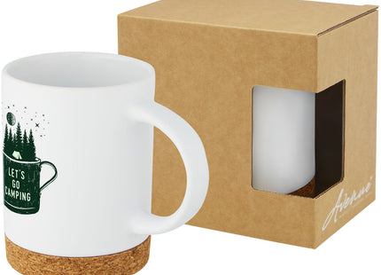 Tazza in ceramica da 425 ml con base in sughero Neiva