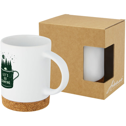 Tazza in ceramica da 425 ml con base in sughero Neiva