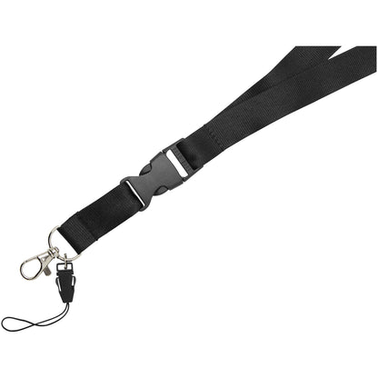 Lanyard porta cellulare Sagan con fibbia rimovibile