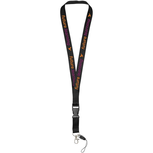 Lanyard porta cellulare Sagan con fibbia rimovibile