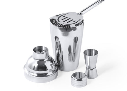 Set cocktail Wendol con shaker 550 ml e 3 accessori personalizzabile