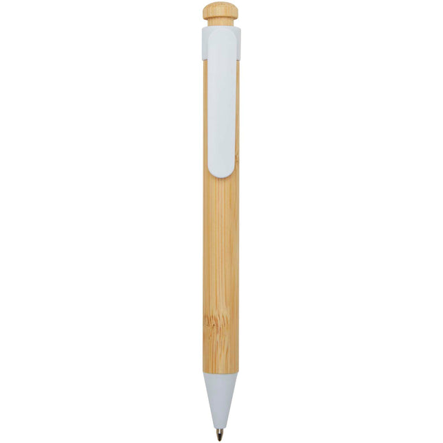 Penna a sfera in plastica riciclata e bambù Rattan