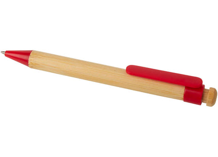 Penna a sfera in plastica riciclata e bambù Rattan