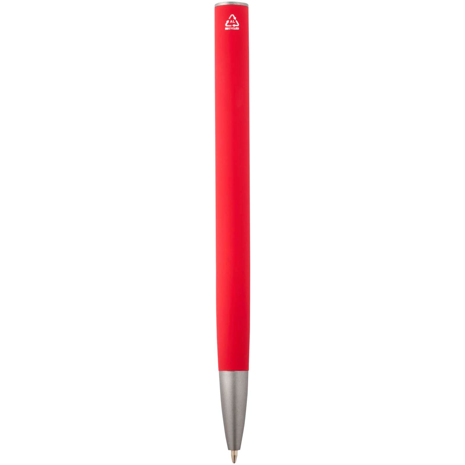 Penna a sfera in alluminio riciclato Ziguur (inchiostro nero)