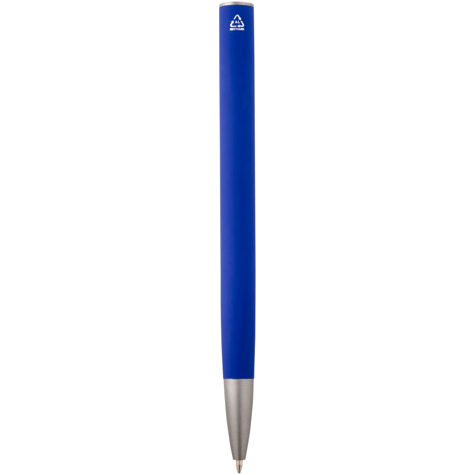 Penna a sfera in alluminio riciclato Ziguur (inchiostro nero)