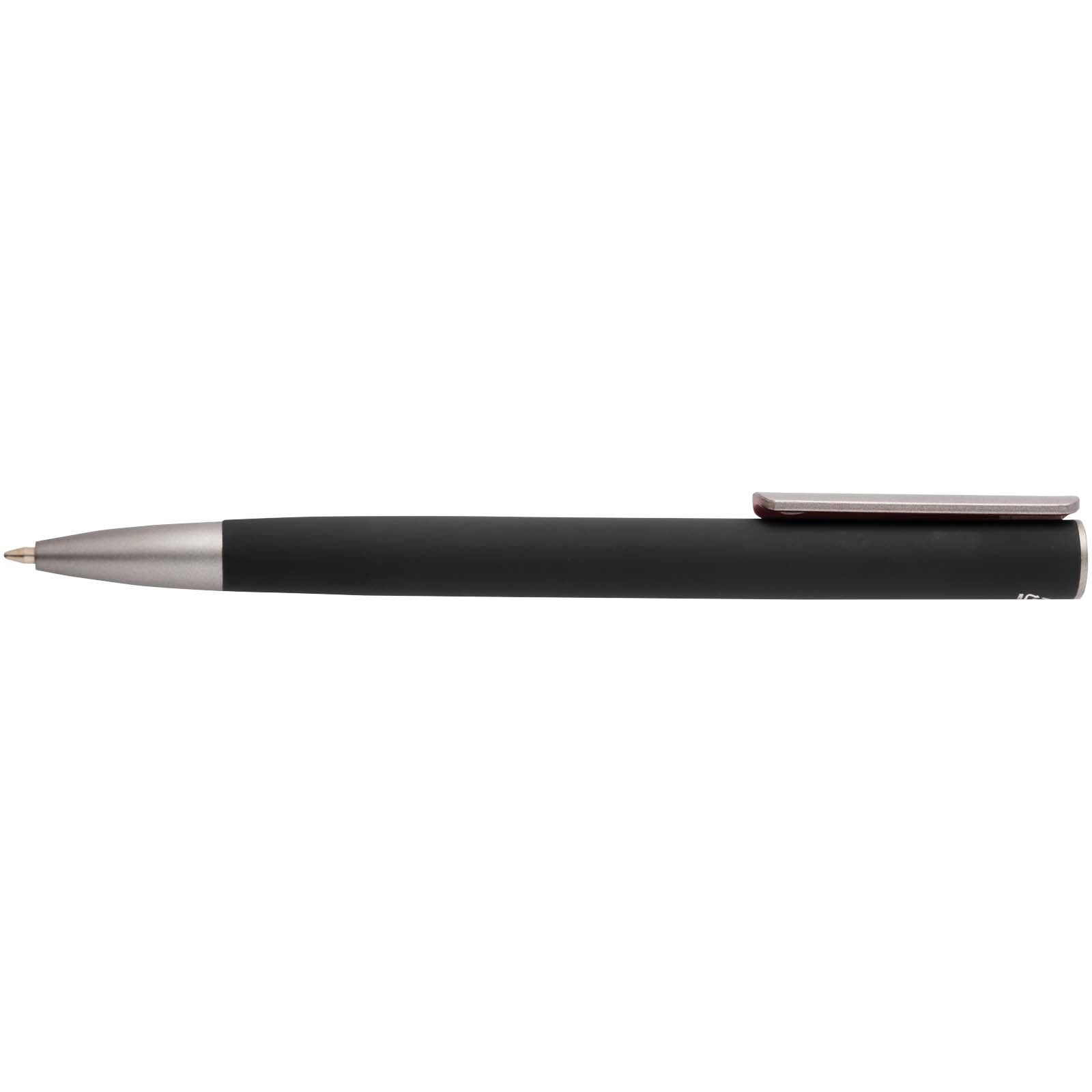 Penna a sfera in alluminio riciclato Ziguur (inchiostro nero)