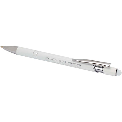 Penna a sfera con finitura argento Kish 