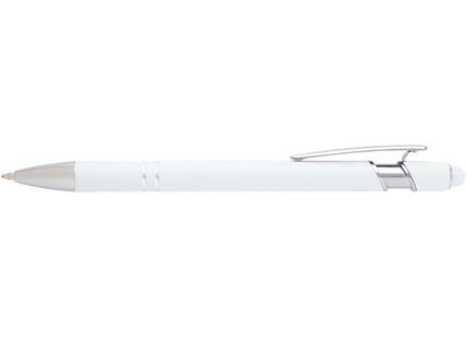 Penna a sfera con finitura argento Kish 