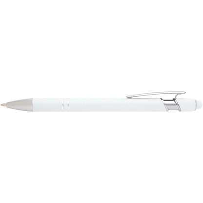 Penna a sfera con finitura argento Kish 