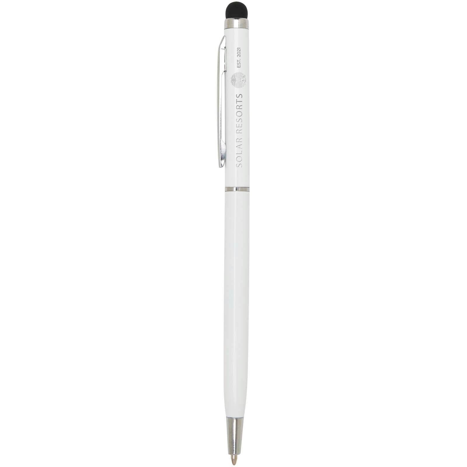 Penna a sfera in alluminio con stylus Ore (inchiostro blu)