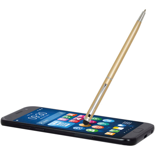 Penna a sfera in alluminio con stylus Ore (inchiostro blu)