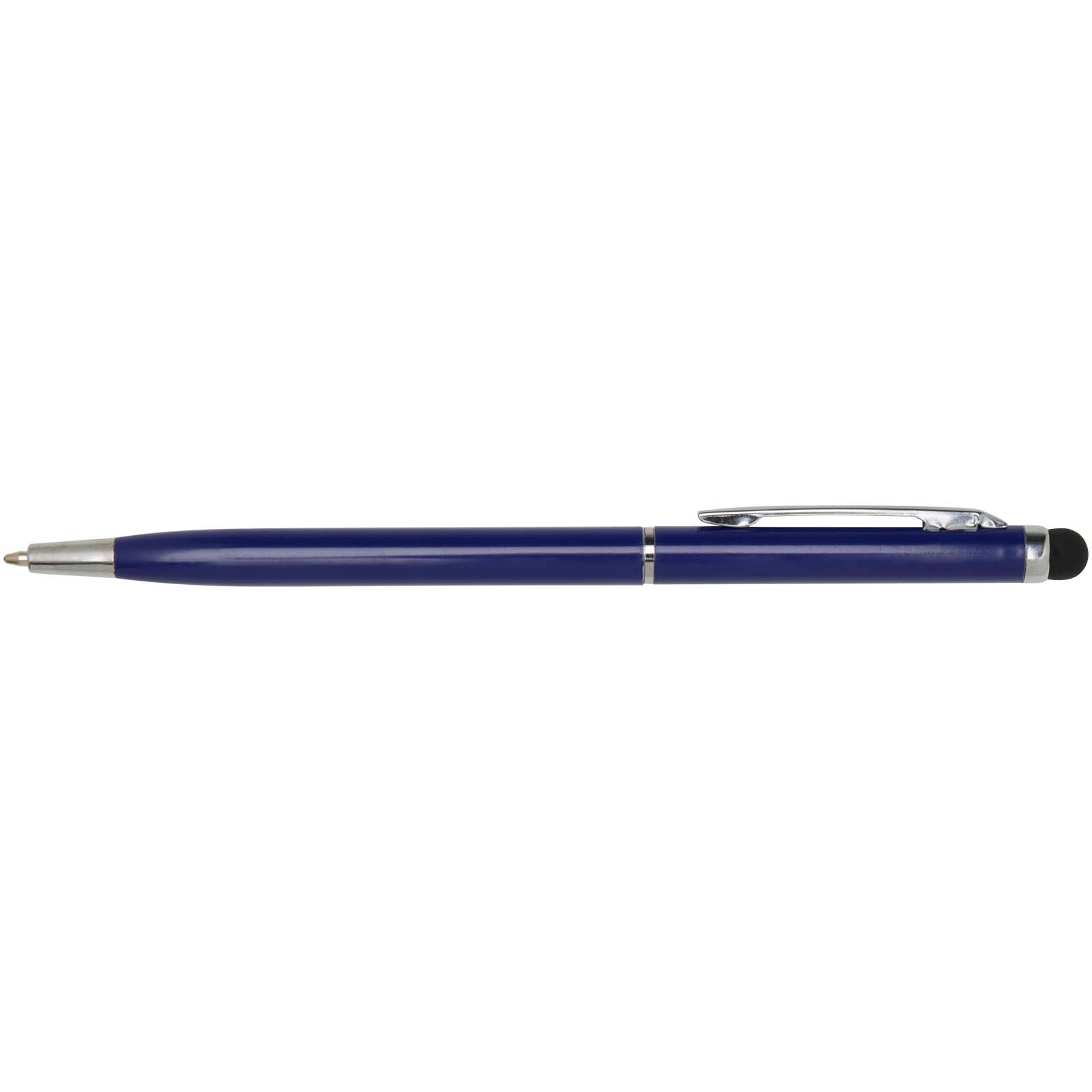 Penna a sfera in alluminio con stylus Ore (inchiostro blu)