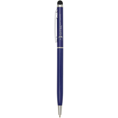 Penna a sfera in alluminio con stylus Ore (inchiostro blu)