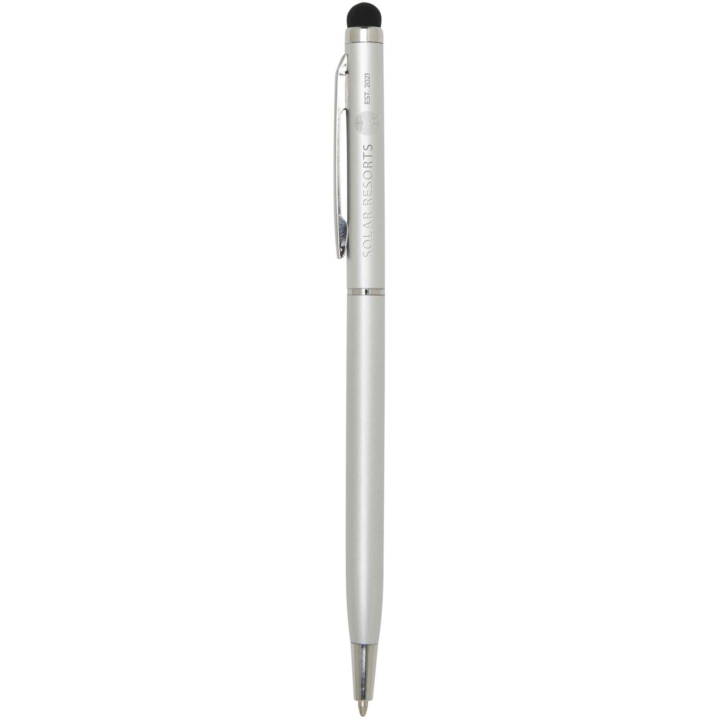 Penna a sfera in alluminio con stylus Ore (inchiostro blu)