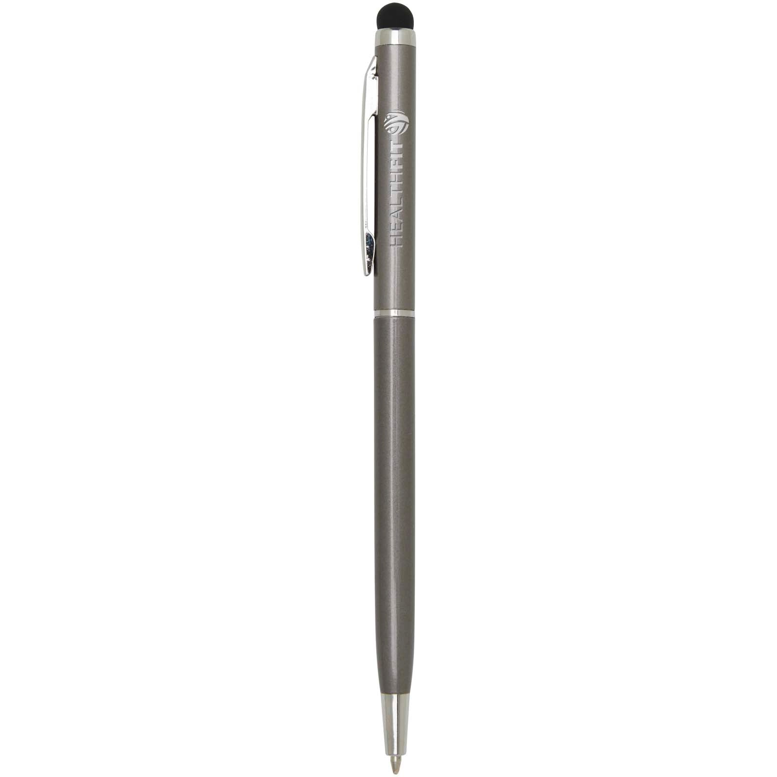 Penna a sfera in alluminio con stylus Ore (inchiostro blu)